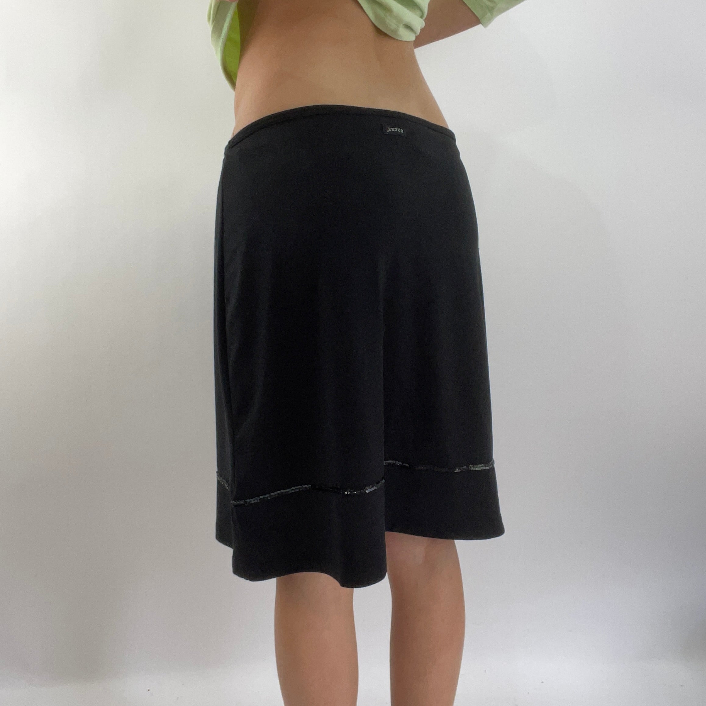 DROP 4 medium black guess midi skirt remass