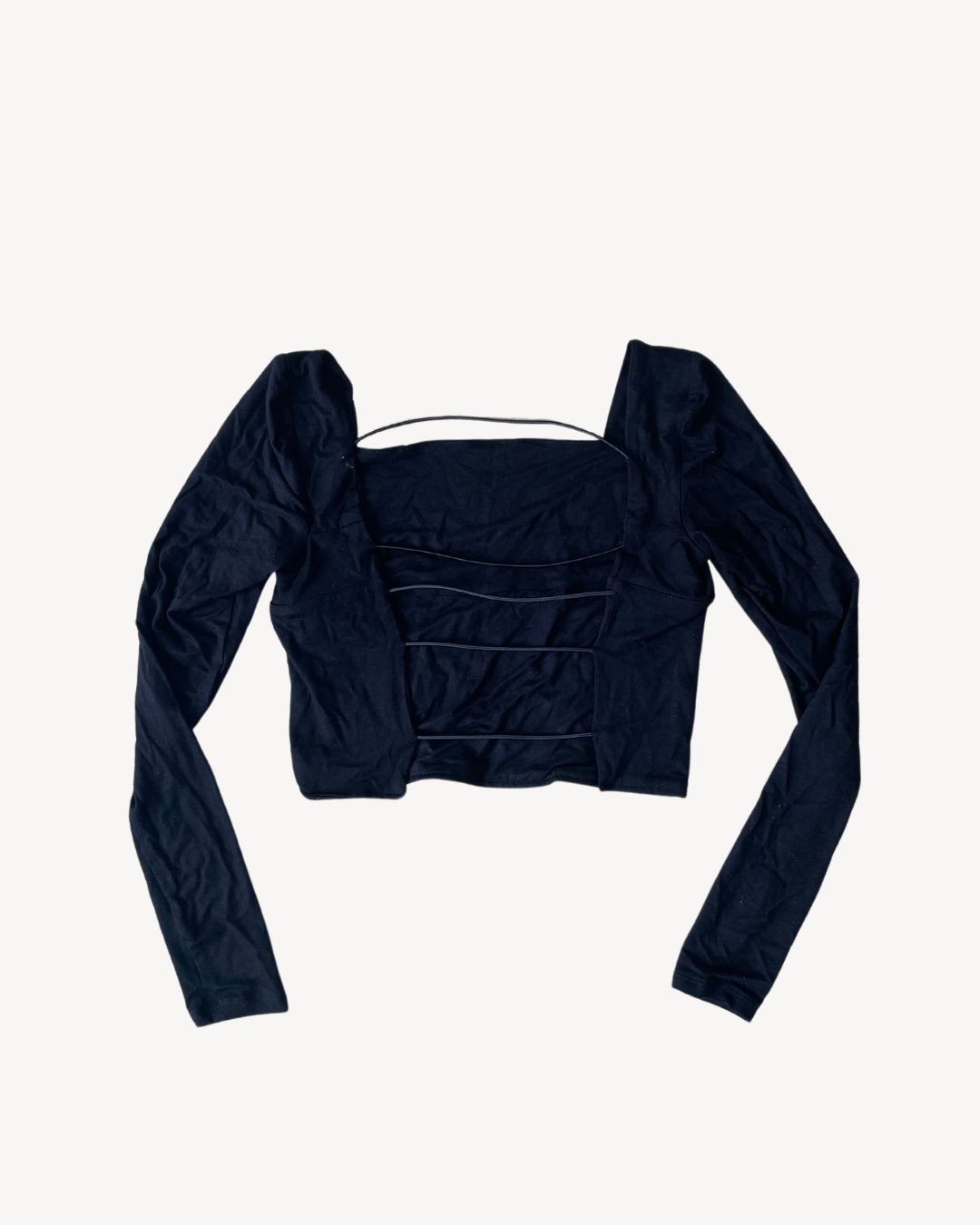 the long sleeve kaia in classic black