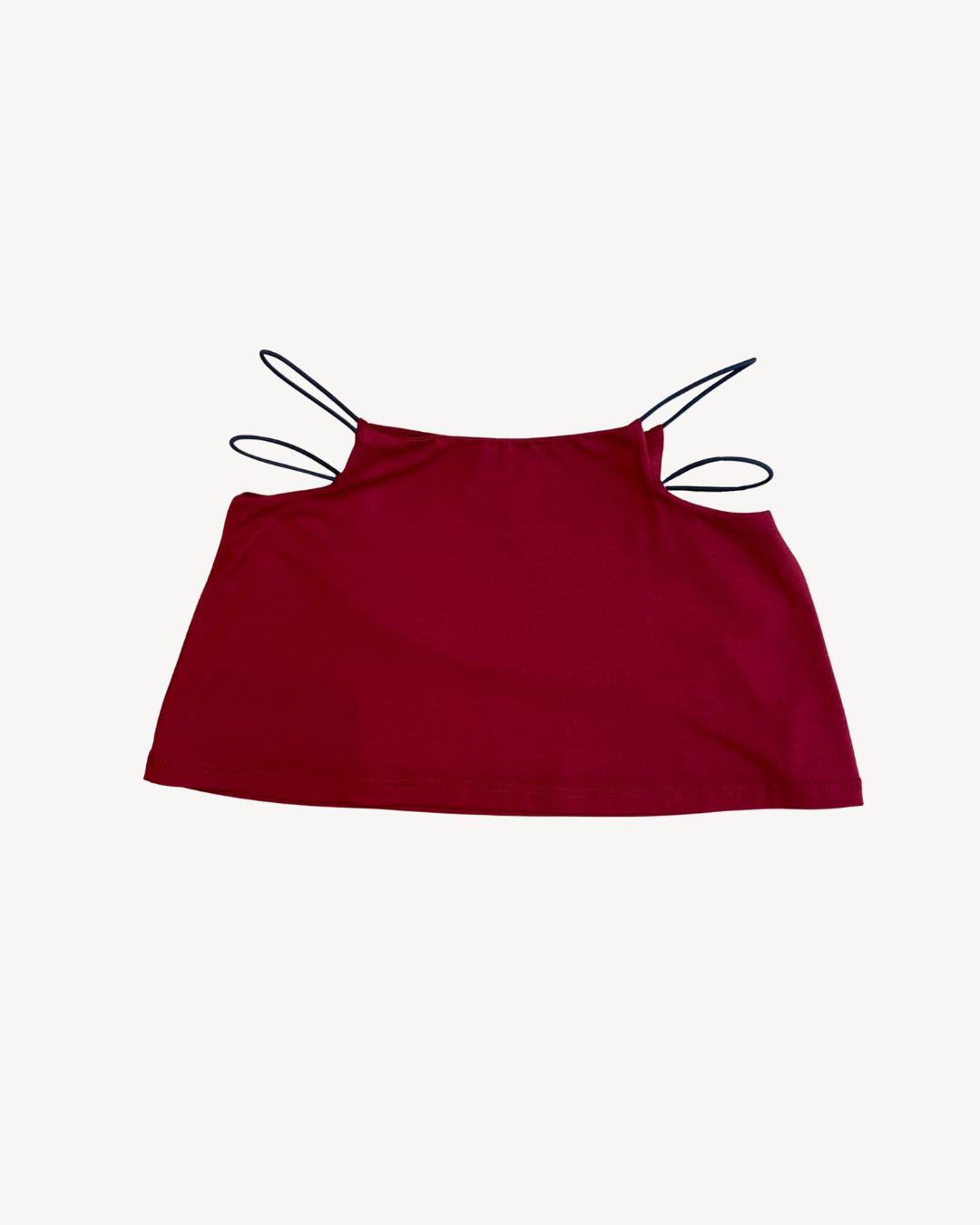 the kaia skirt in burnt red