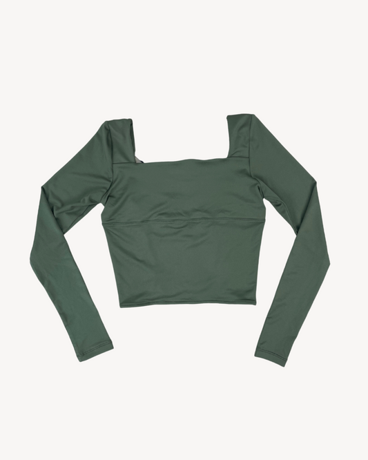 the long sleeve kaia in khaki