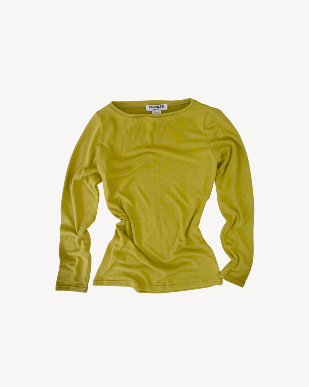 the margot long sleeve in chartreuse