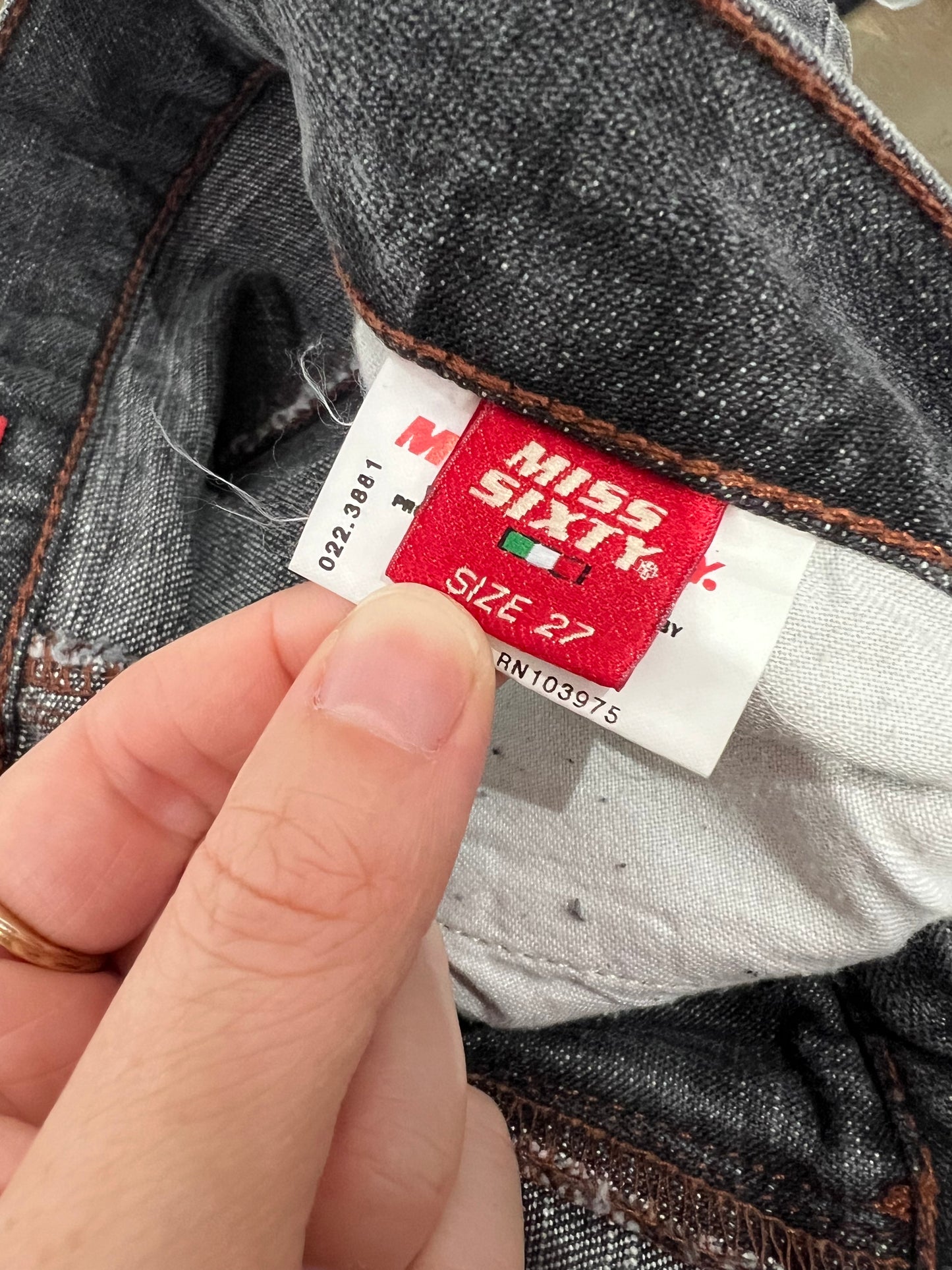 small grey miss sixty jeans