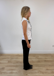 small gant sleeveless collared shirt