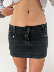 small pocket detail mini skirt