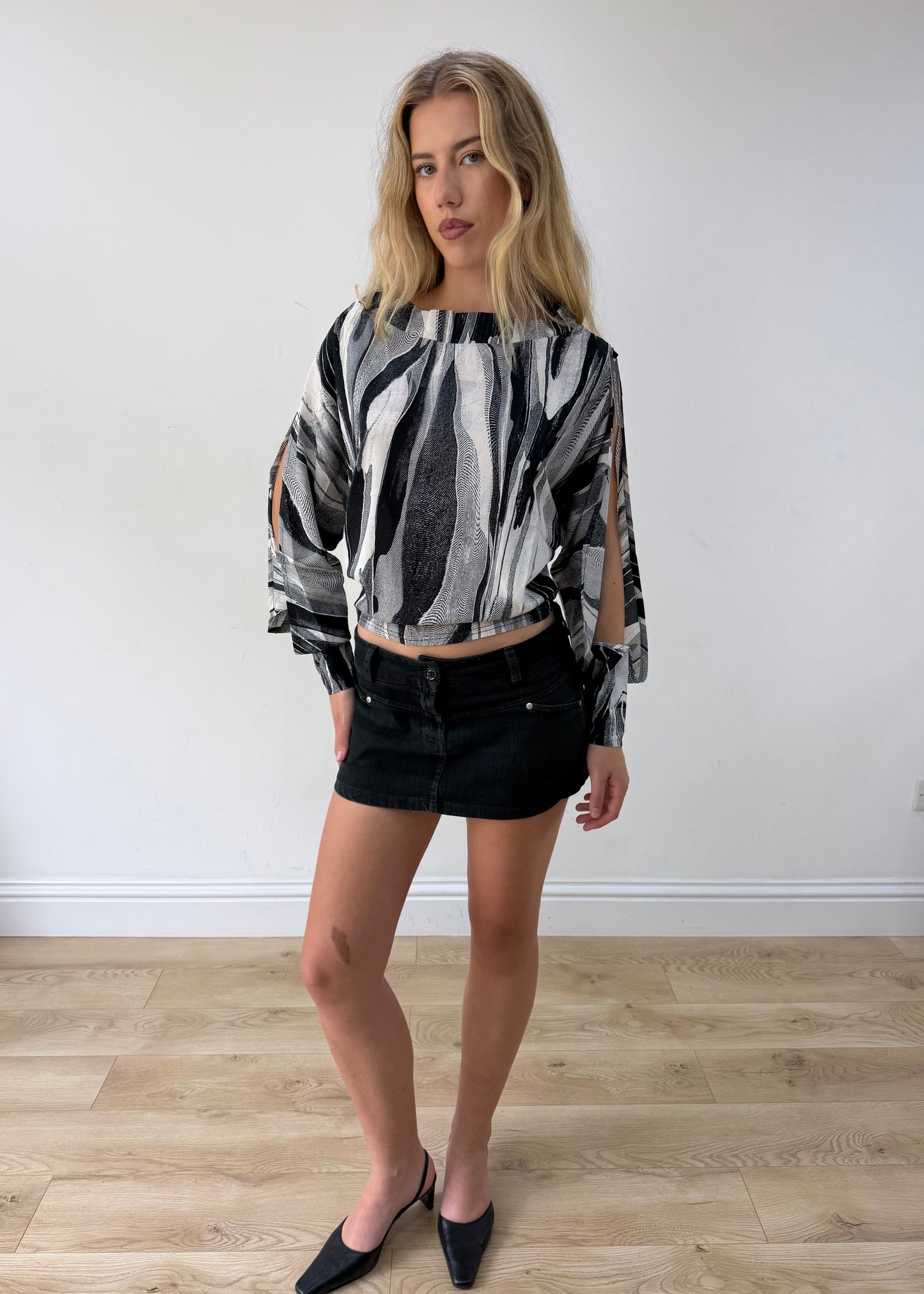 medium asymmetric blouse