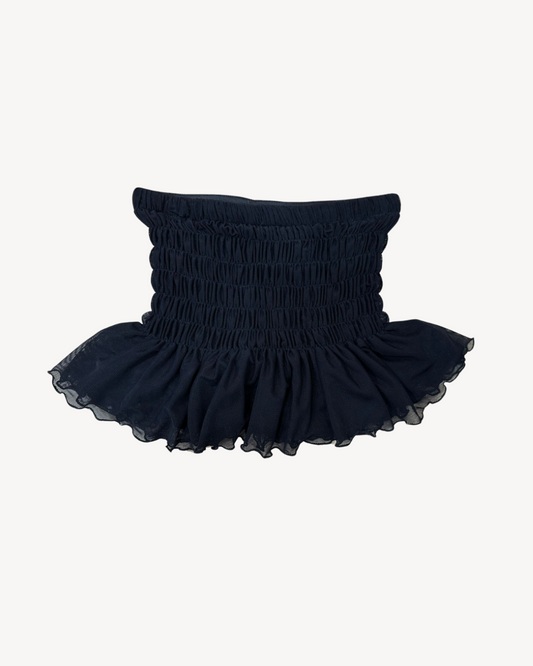 the poppy skort in black