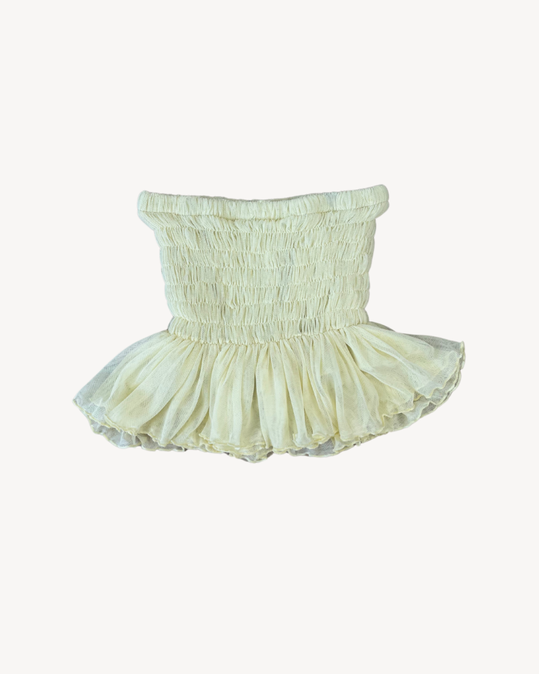 MADE TO ORDER the poppy skort in butter yellow