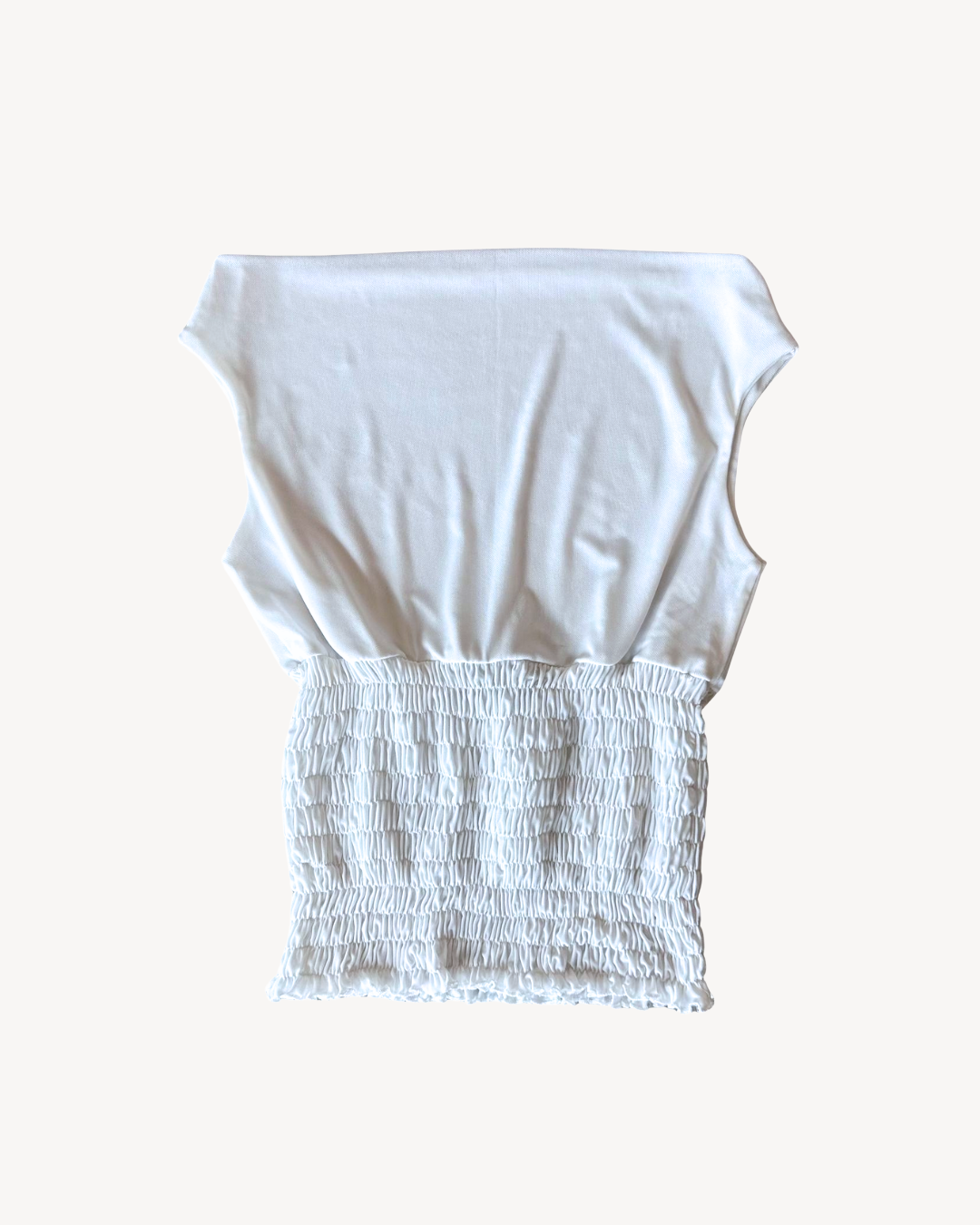 the poppy top in white