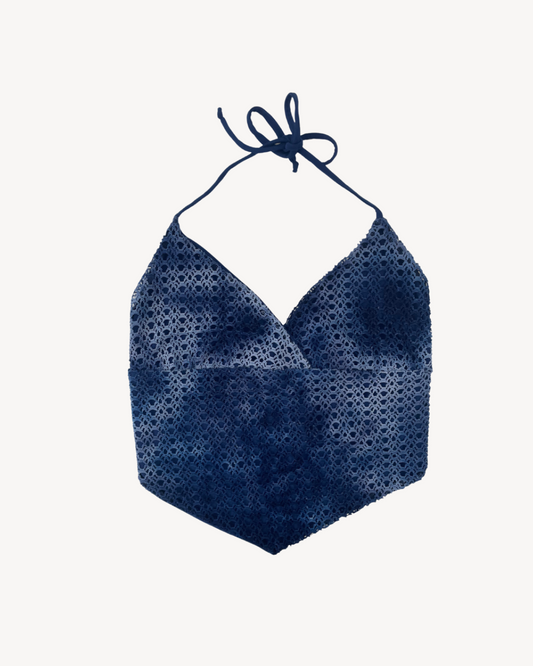 the aurora in ombré blue