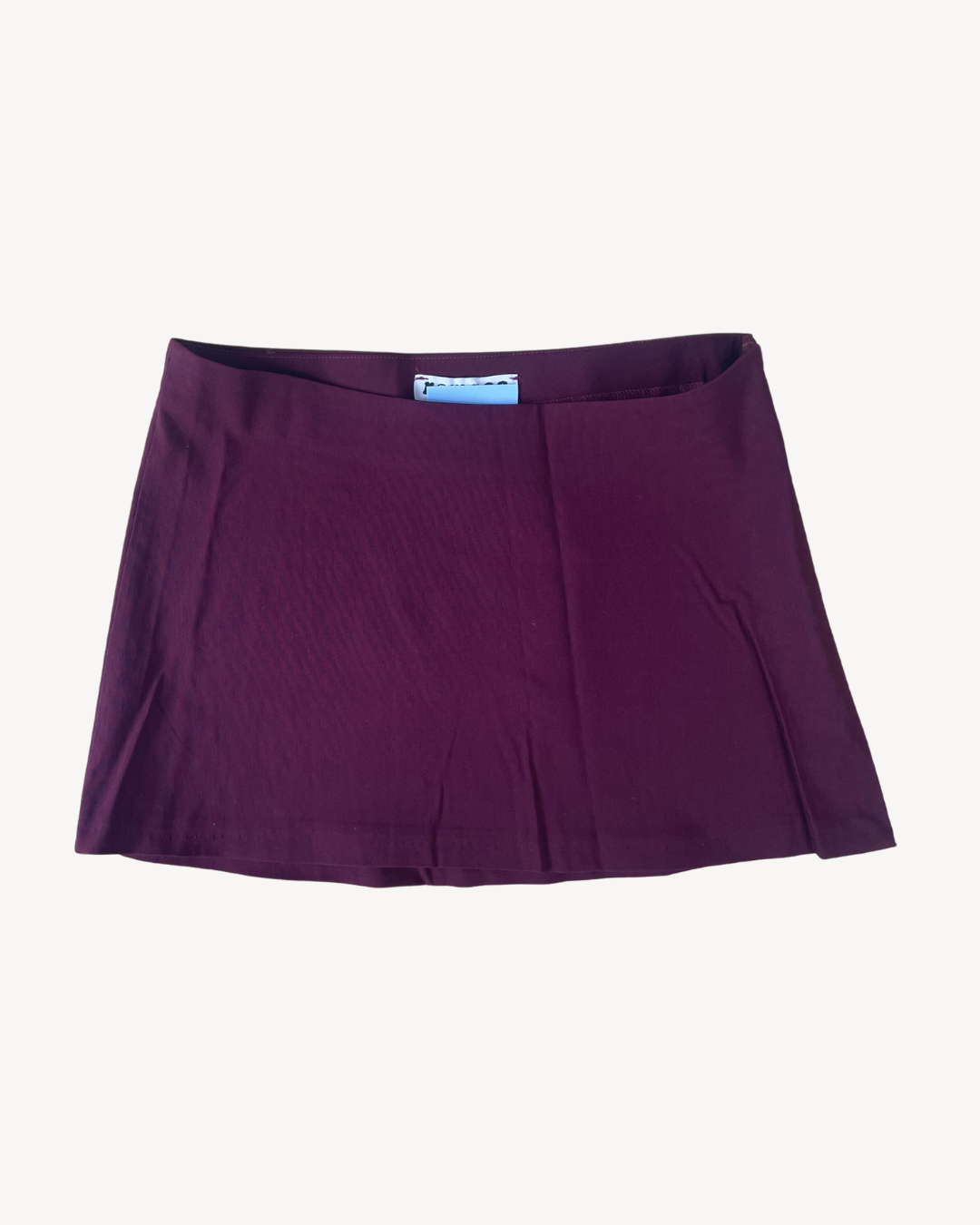 the lola skirt in burgundy