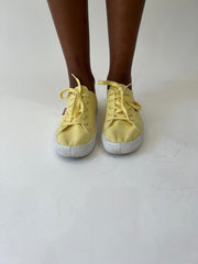 aquamarine drop | uk 6 yellow levi's canvas trainers