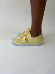 aquamarine drop | uk 6 yellow levi's canvas trainers