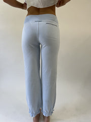 aquamarine drop | small light blue adidas track pants
