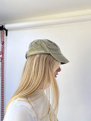 aquamarine drop | one size khaki golden fire cap