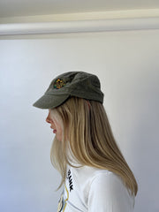 aquamarine drop | one size khaki golden fire cap