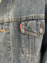 aquamarine drop | large blue oversized levi's denim jacket