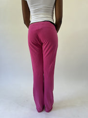 aquamarine drop | small pink hollister track pants
