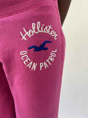 aquamarine drop | small pink hollister track pants