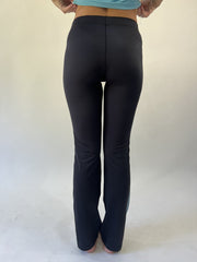aquamarine drop | small black nike track pants with blue stripe