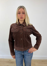 small brown corduroy jacket view 3