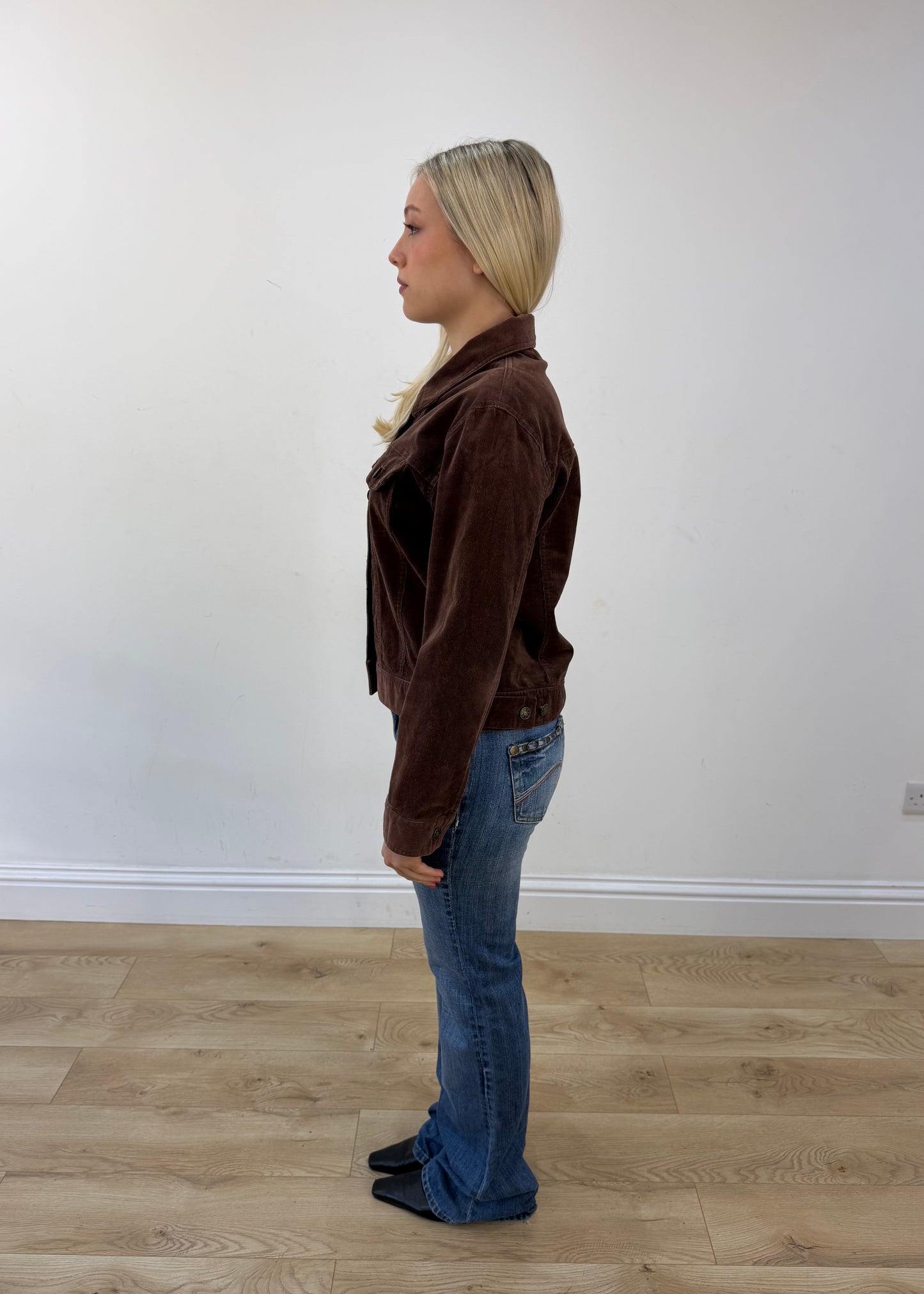 small brown corduroy jacket view 5