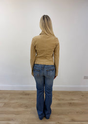 extra small cream corduroy blazer view 5