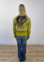 medium green tou.tou puffer jacket view 4