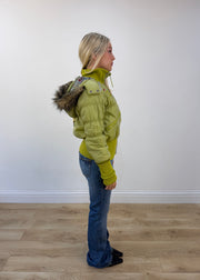 medium green tou.tou puffer jacket view 6