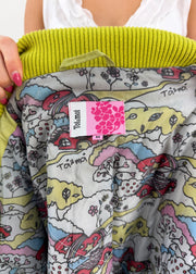 medium green tou.tou puffer jacket label