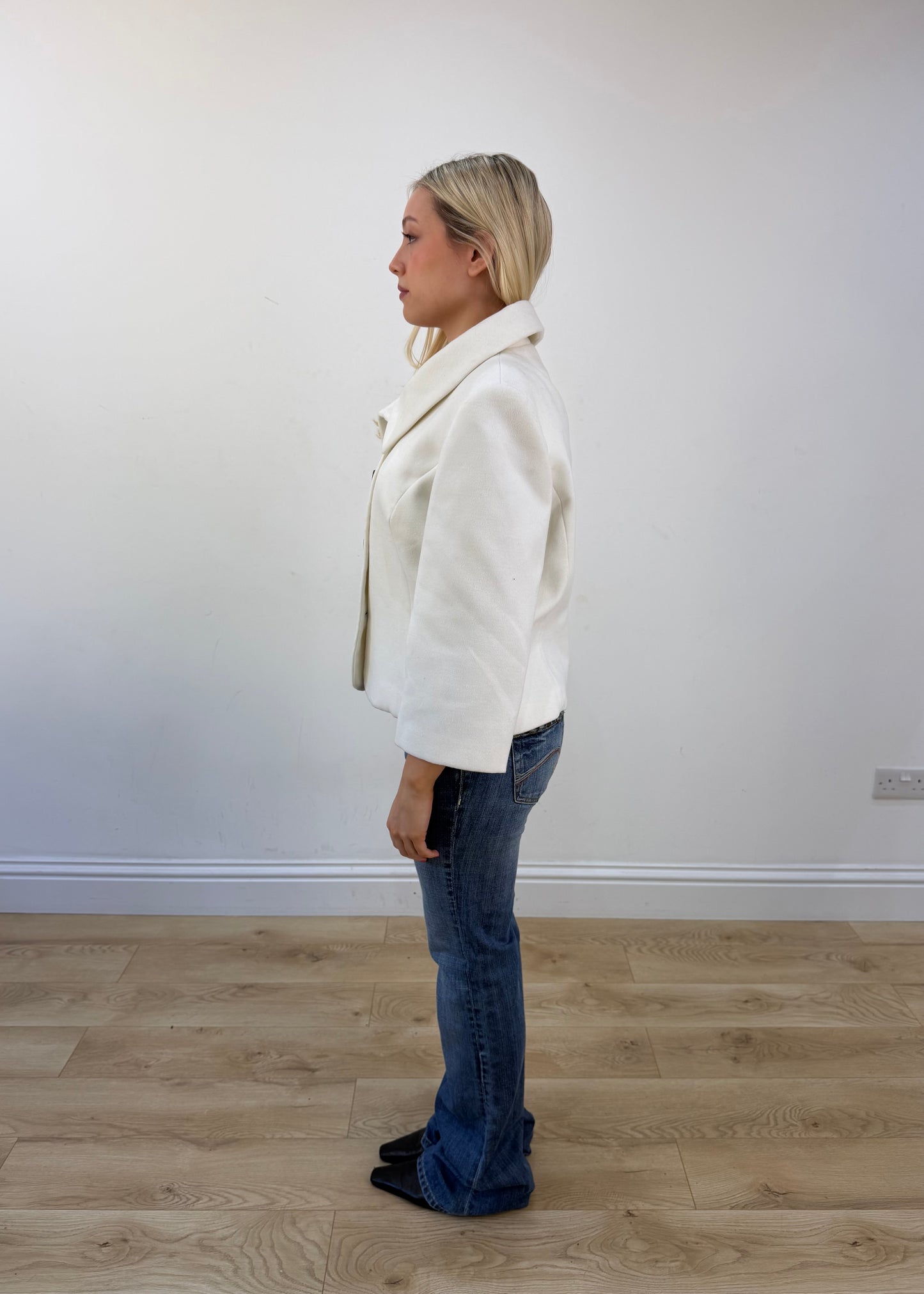medium white peacoat view 3