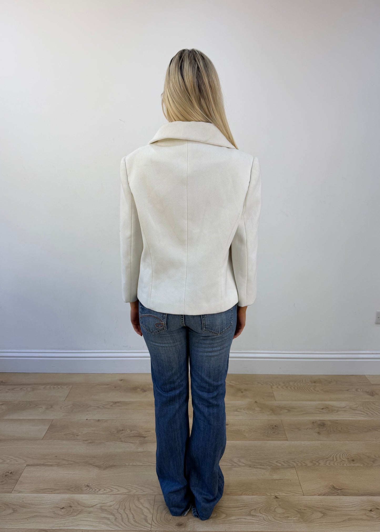 medium white peacoat view 4
