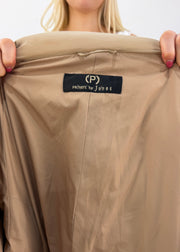 medium beige puffer jacket label