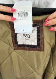 extra large black utility jacket label
