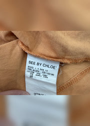 medium orange chloé tank top label