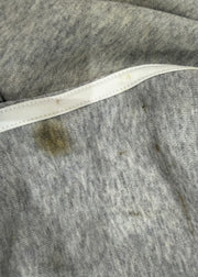 small grey adidas foldover waist joggers label