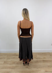 extra small key key bronze ruched top 5