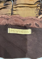 extra small key key bronze ruched top 6