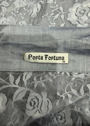 medium porta fortuna blue pleated blouse 6