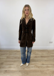 medium brown Zara corduroy jacket image 1