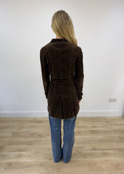 medium brown Zara corduroy jacket image 7