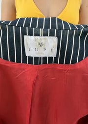 small navy pinstripe jacket image 8