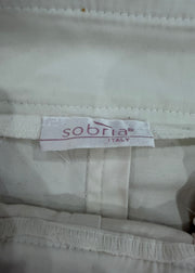 small grey plaid tailored shorts care label