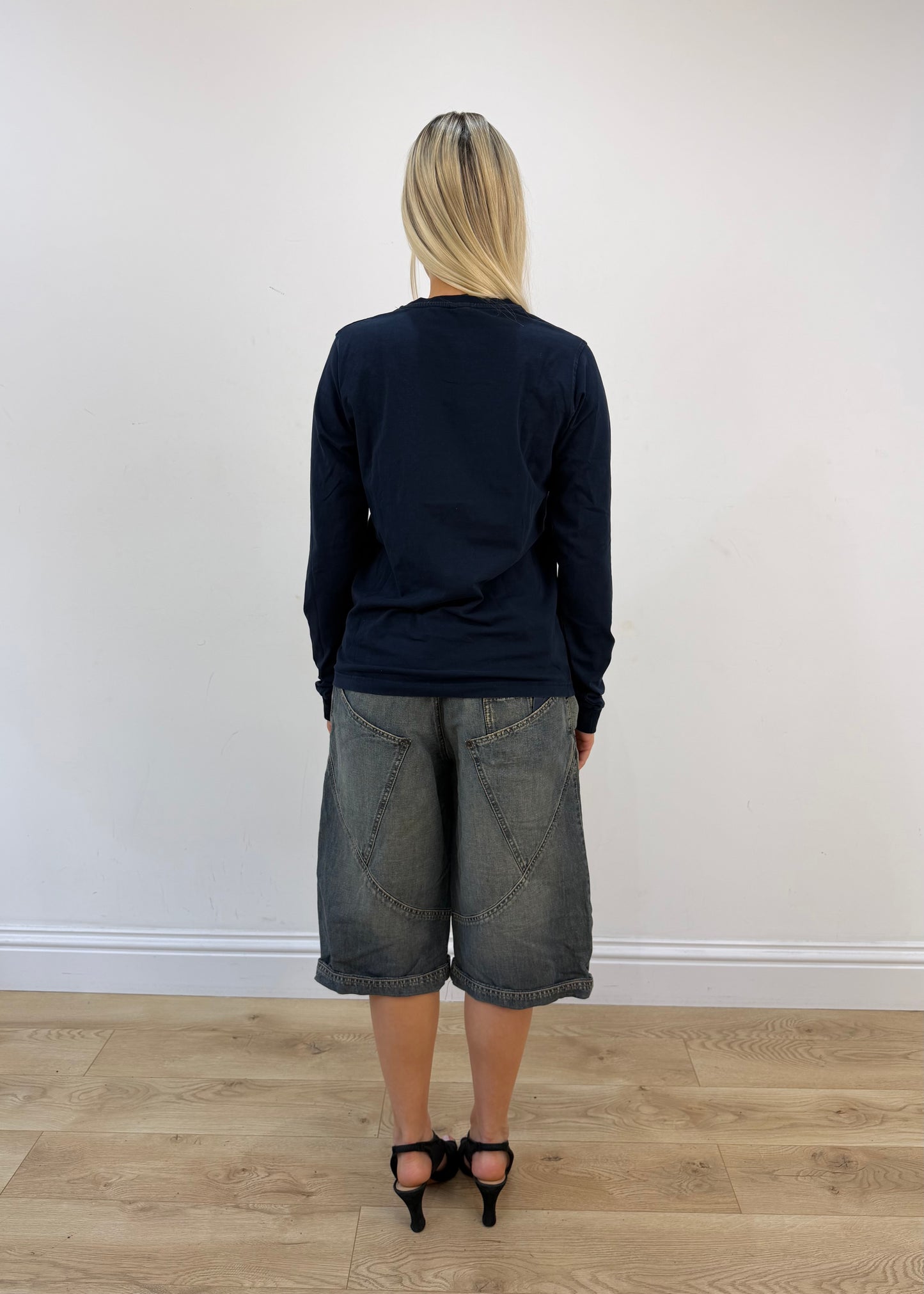 small navy paul frank long sleeve top image 6
