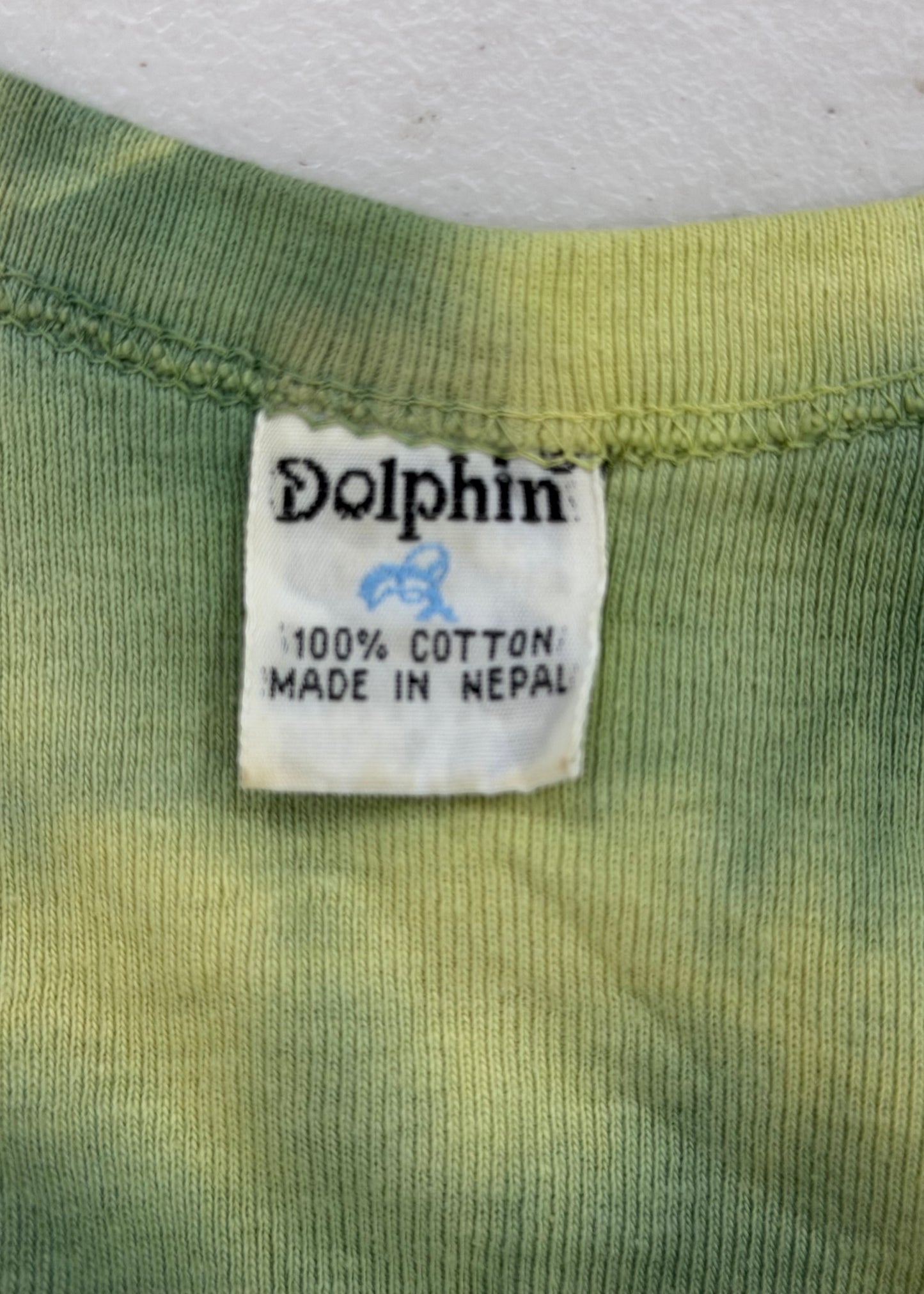 small green tie dye tank top image 8