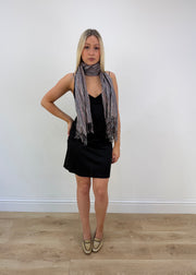 one size multicoloured striped scarf image 5