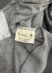 small grey cropped bolero cardigan image 8