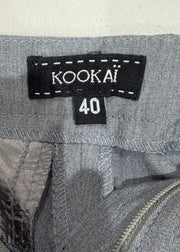 large grey Kookai suit trousers 07 label