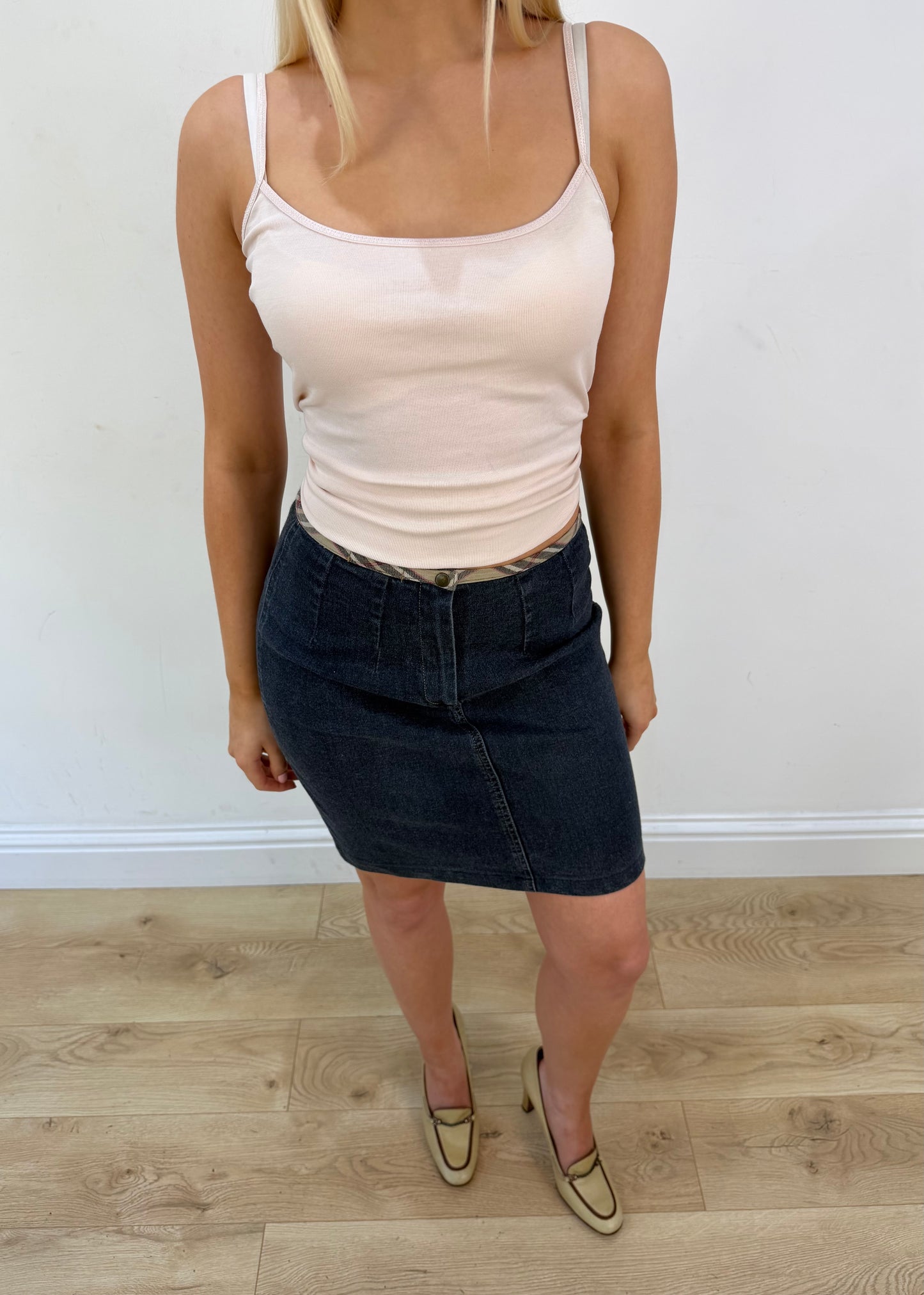 small white new look cami close view