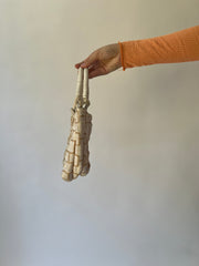 one size cream and beige geometric shoulder bag second side view