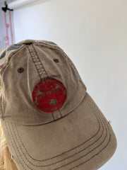 one size khaki napapijri cap back detail
